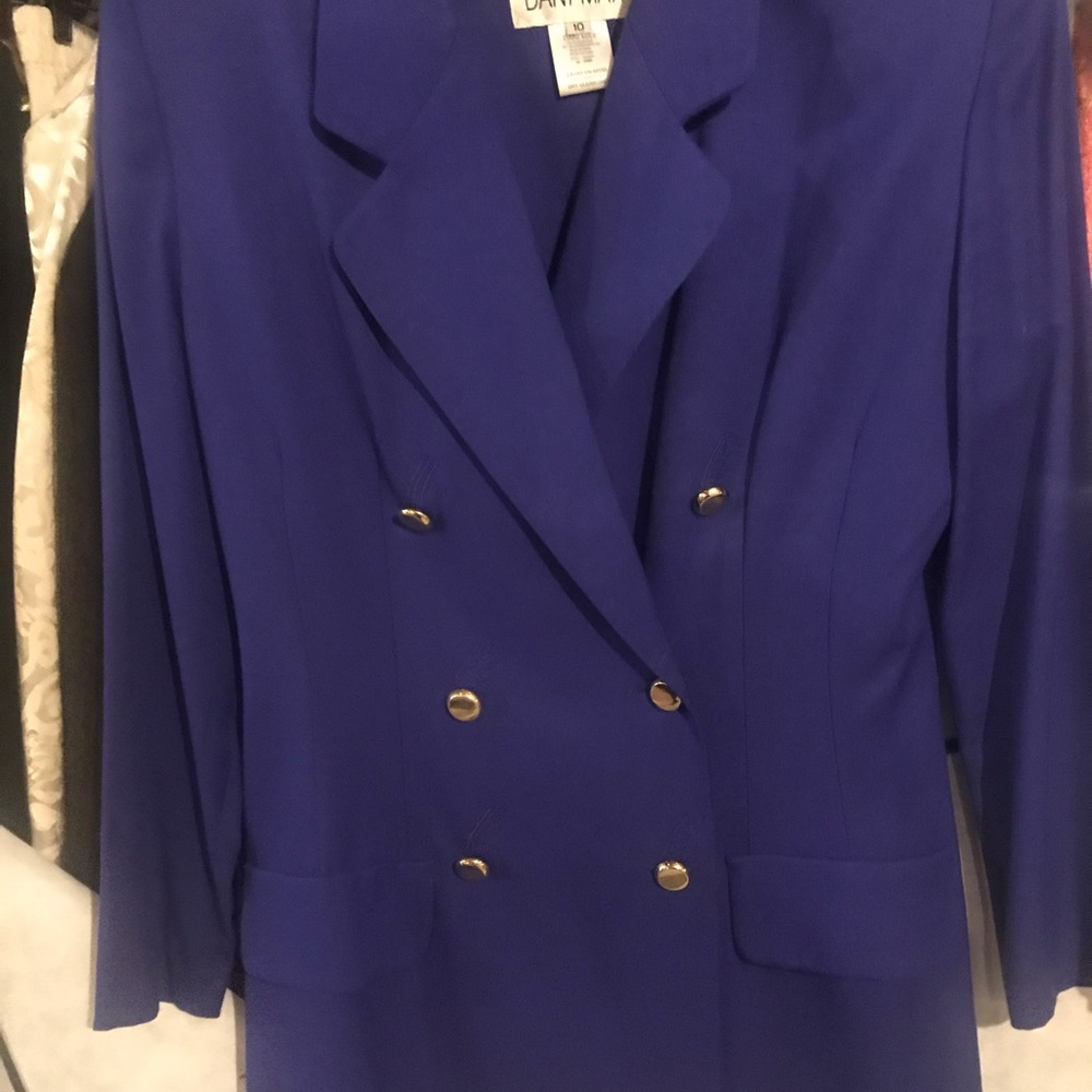 Double breasted jacket pant  suit